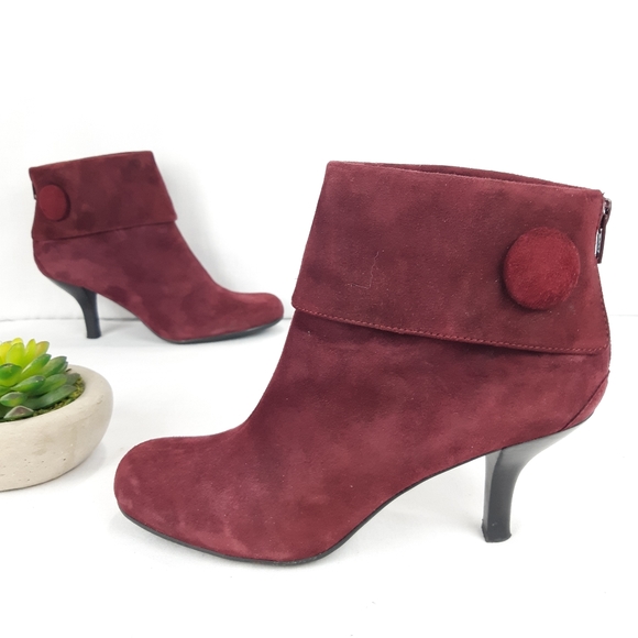 FRANCO SARTO SUEDE MISS ANKLE BOOTS - Picture 9 of 16